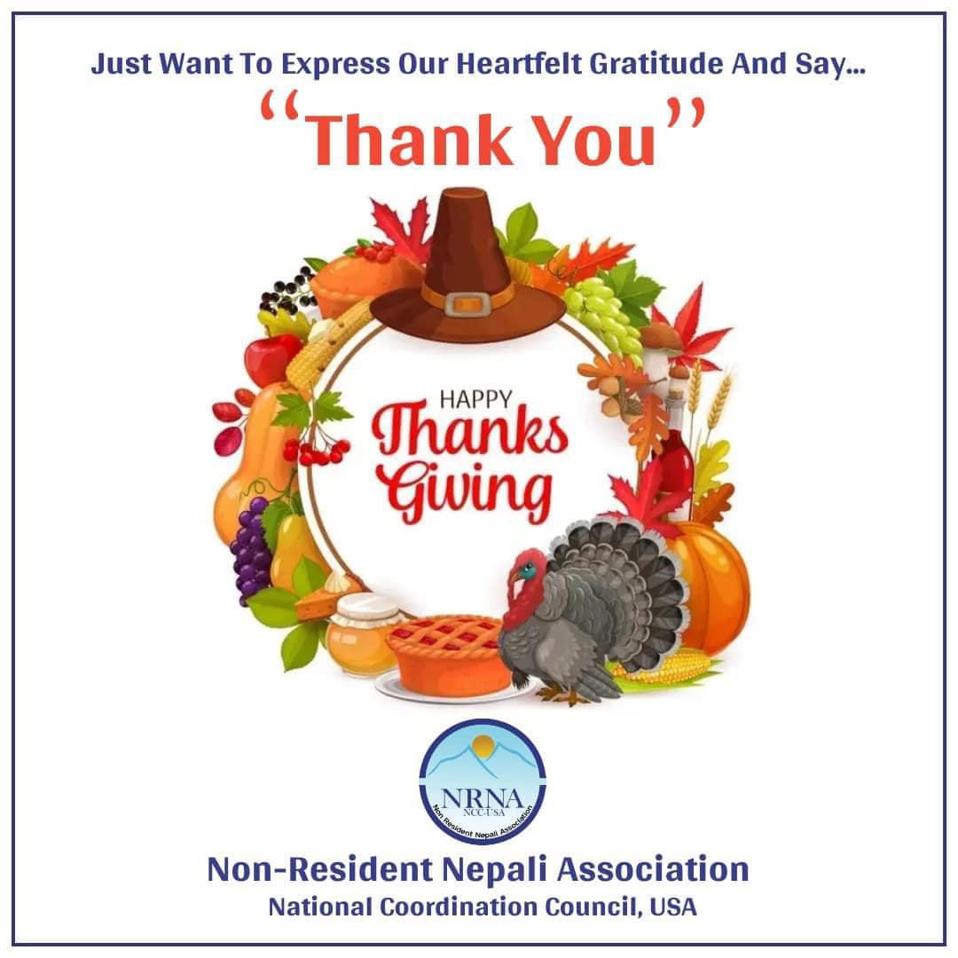 Thanksgiving Message From NRNA NCC USA